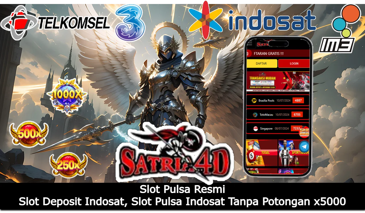 Satria4d, Slot Pulsa Indosat, Slot Deposit Indosat, Dengan Pulsa Indosat, Pasti Slot Gacor Gampang Menang